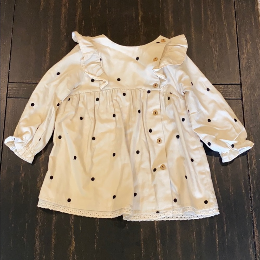 Zara polka dot dress